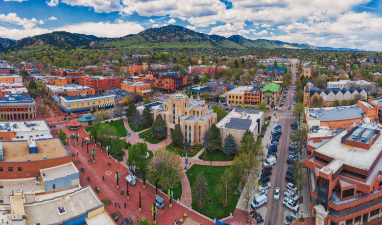   Downtown Boulder, Colorado  