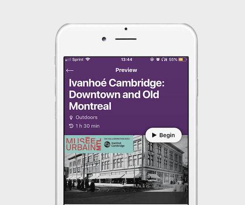   Musée McCord lets visitors discover downtown Montreal with the additional city tour feature in their app.  