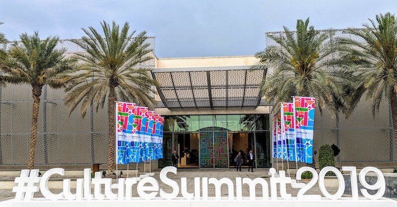   At Culture Summit Abu Dhabi  