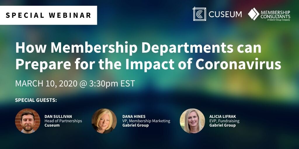 How Membership Departments Can Prepare for Coronavirus