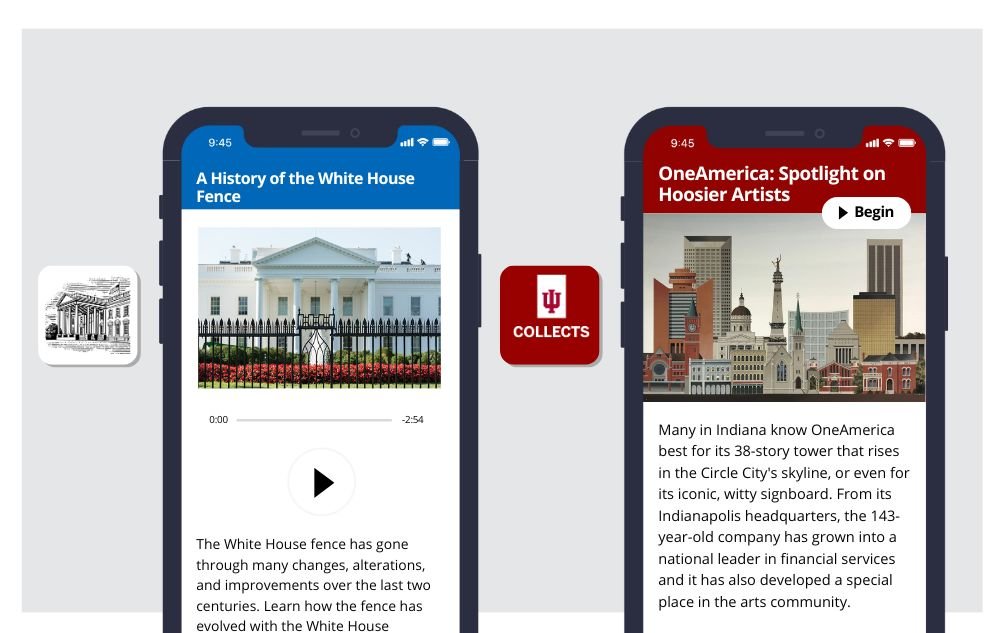   White House Experience Mobile App & IU Collects App by Cuseum  