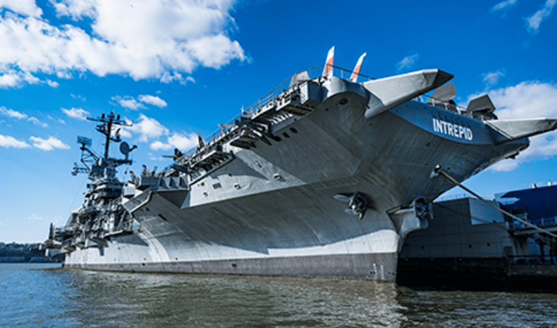   Image: Intrepid Sea, Air, and Space Museum; Source: https://www.intrepidmuseum.org  