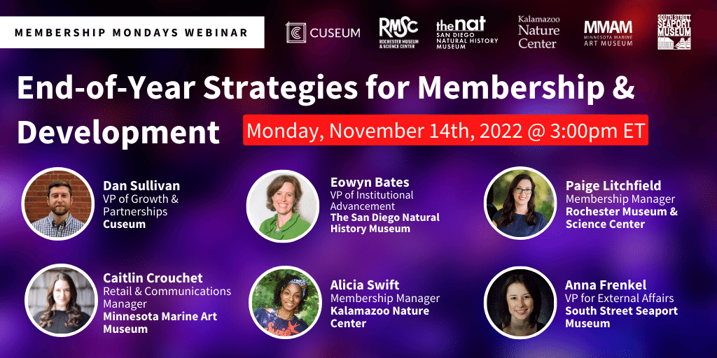 Membership Mondays: End-of-Year Strategies for Membership & Development