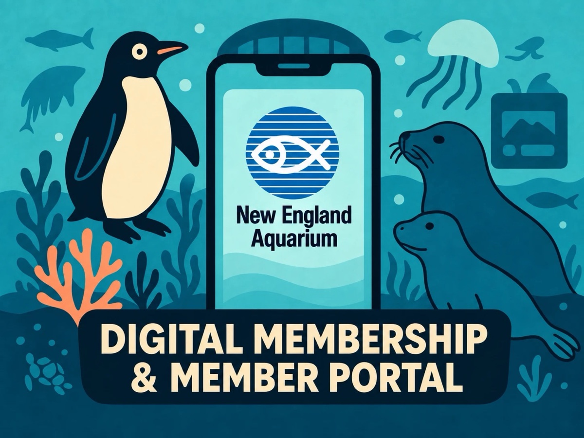 New England Aquarium digital membership and member portal