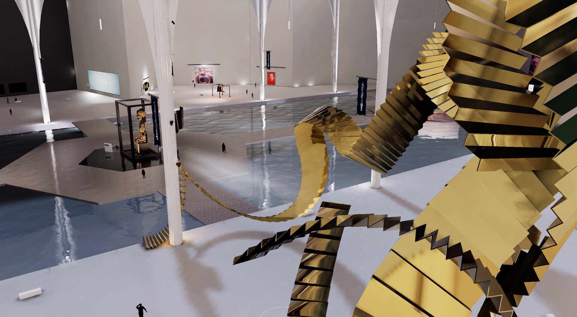   Screenshot of DSL Collection’s virtual reality museum  
