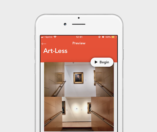   The Davis Museum’s Art-less tour  