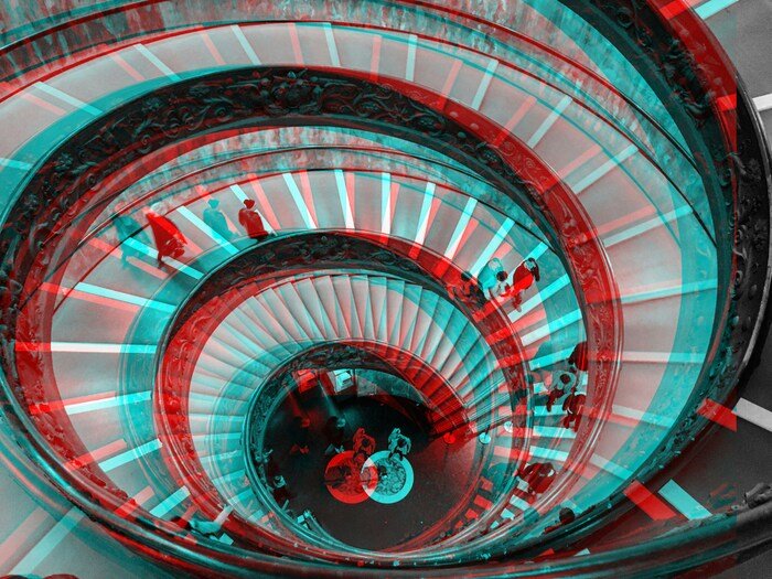 Vatican Museums Ladder by Michele Bitetto 