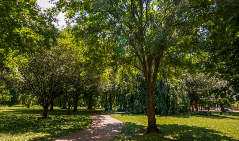   Schiller Park in historic German Village  