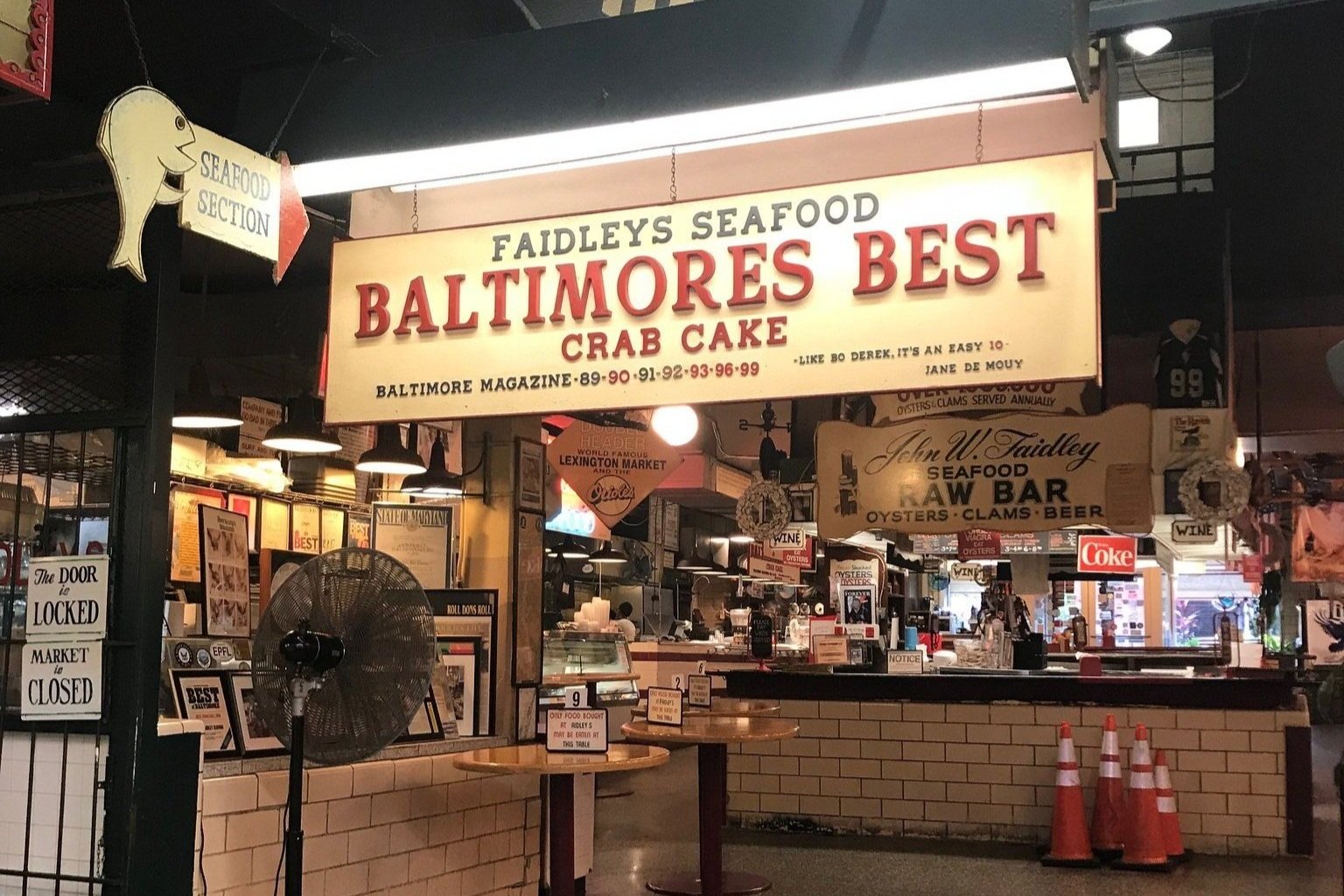   Faidley's Seafood, Source: Baltimore Heritage  