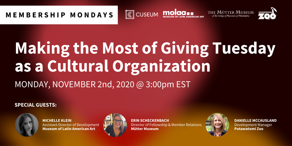 Making the Most of Giving Tuesday as a Cultural Organization