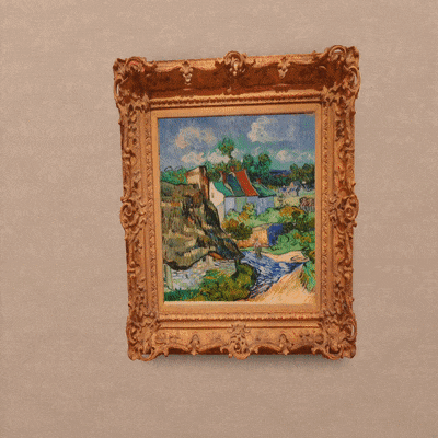   Experiencing art in Virtual Reality.  