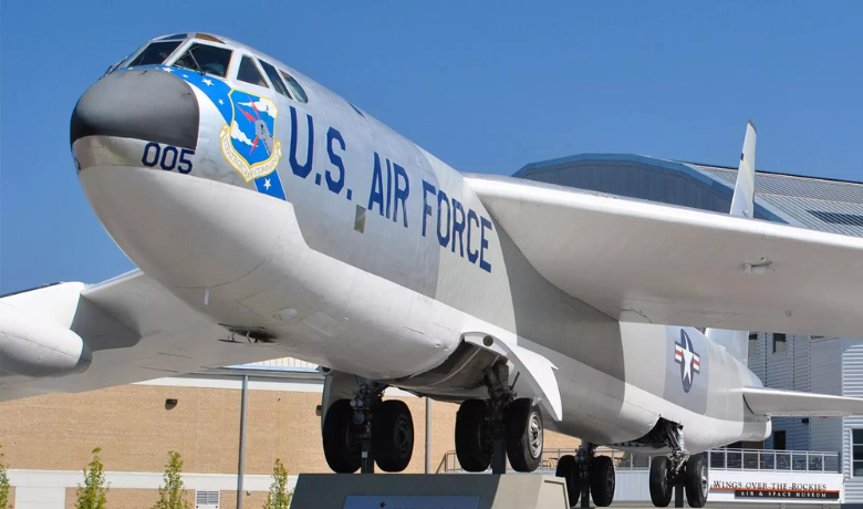   A Boeing B-52B Stratofortress; Image courtesy of Wings Over the Rockies Air & Space Museum  